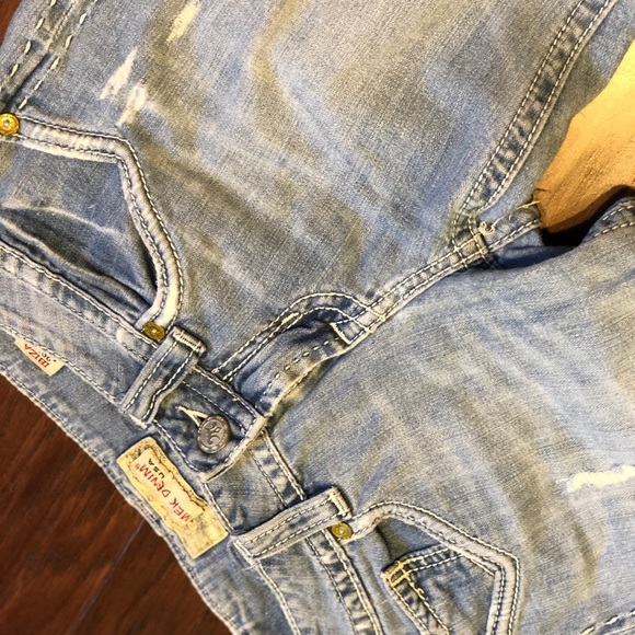 MEK Jeans Size 28 Light House Boyfriend Boot Cut - Picture 6 of 8